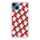Unicorn Maroon Doodle iPhone 13 Case