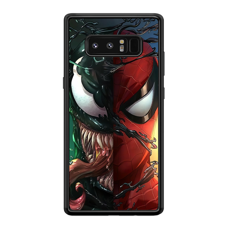 Venom Spiderman Half Face Samsung Galaxy Note 8 Case