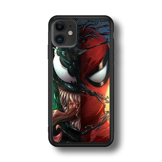 Venom Spiderman Half Face iPhone 11 Case