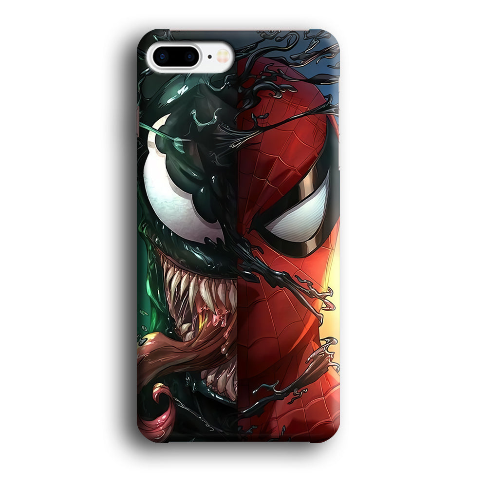 Venom Spiderman Half Face iPhone 7 Plus Case