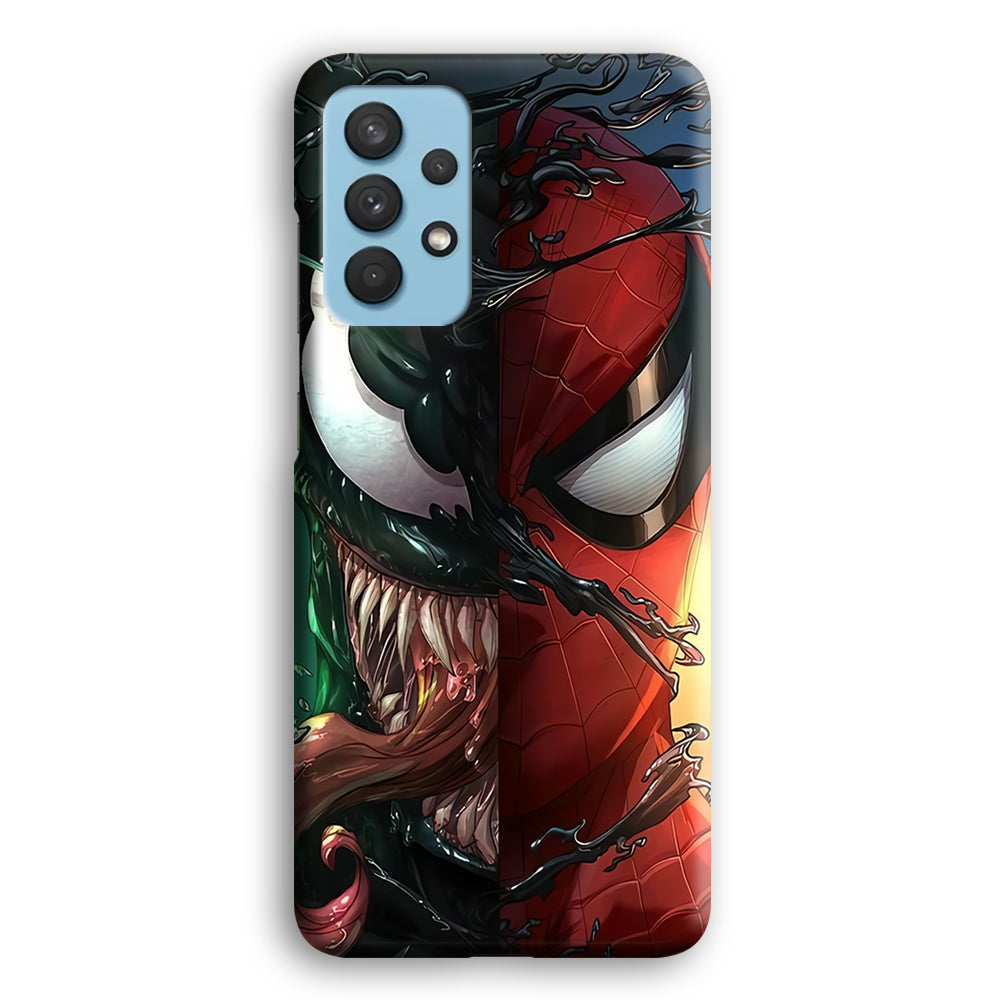 Venom Spiderman Half Face Samsung Galaxy A32 Case