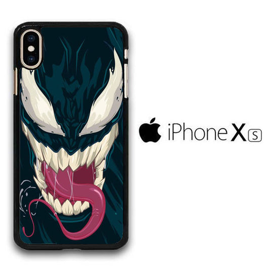 Venom Navy Face iPhone Xs Case