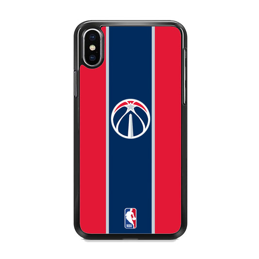 Washington Wizard Logo And Stripe Colours iPhone Xs Max Case
