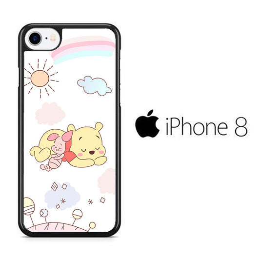 Winnie The Pooh And Piglet Sleep iPhone 8 Case