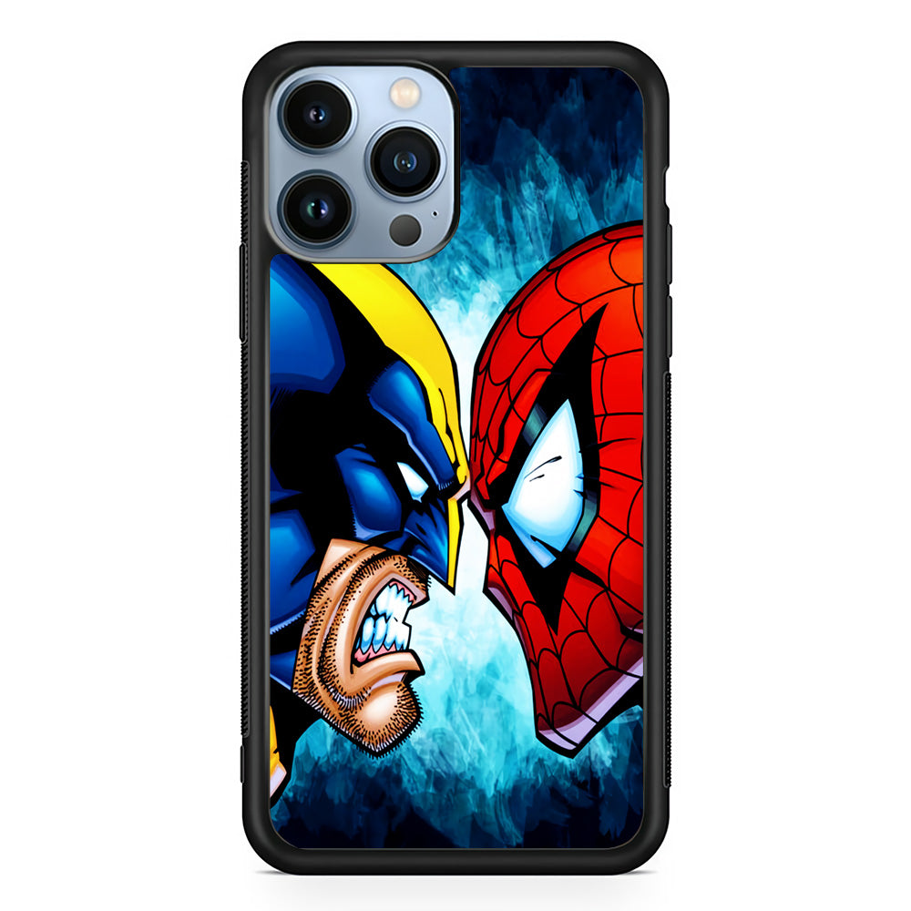Wolverine X Spiderman iPhone 13 Pro Case
