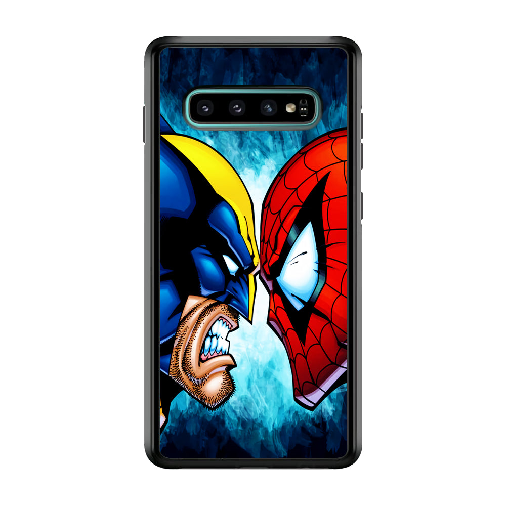 Wolverine X Spiderman Samsung Galaxy S10 Case