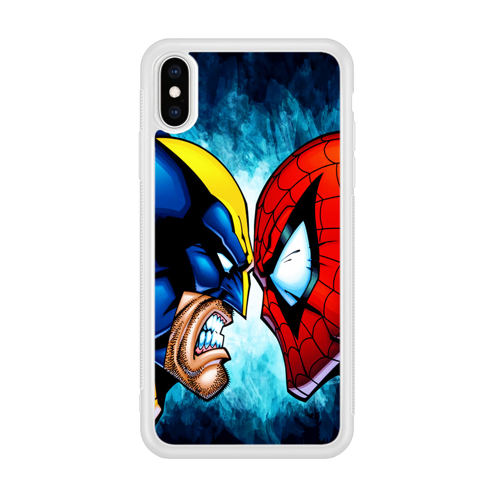 Wolverine X Spiderman iPhone X Case