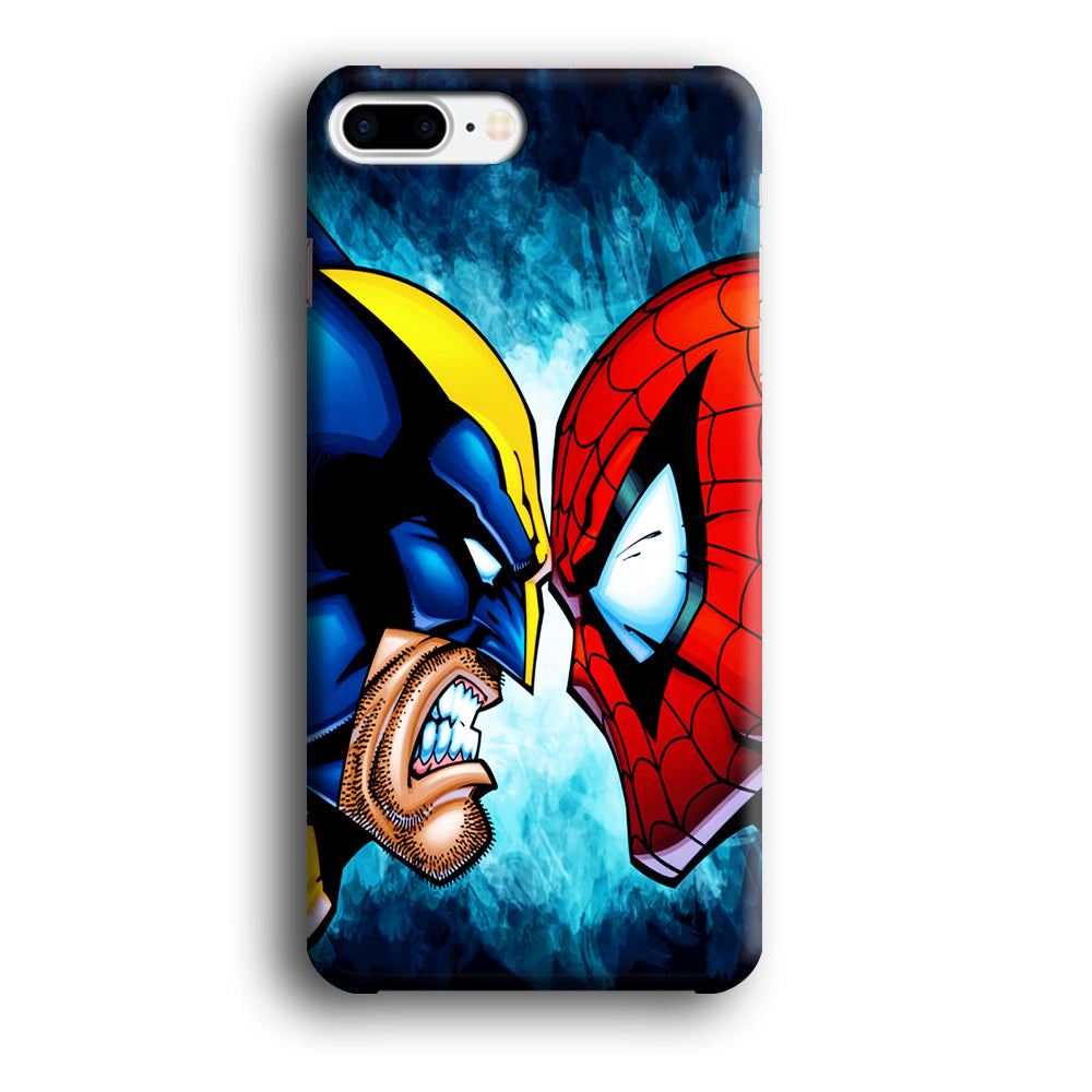 Wolverine X Spiderman iPhone 7 Plus Case