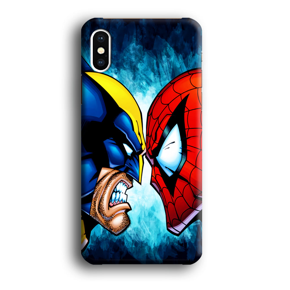 Wolverine X Spiderman iPhone X Case