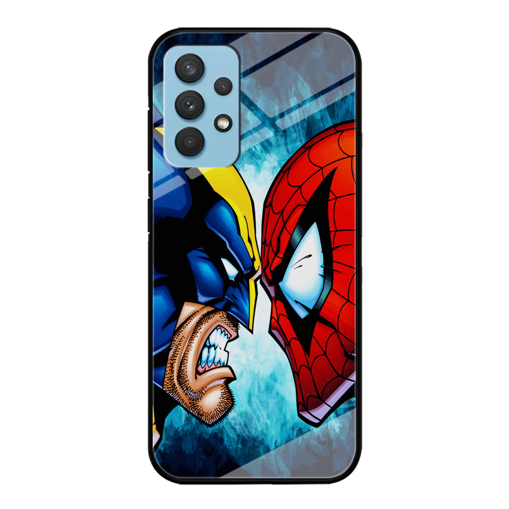 Wolverine X Spiderman Samsung Galaxy A32 Case