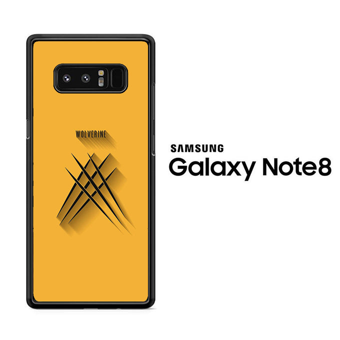 Wolverine Yellow Claw Samsung Galaxy Note 8 Case