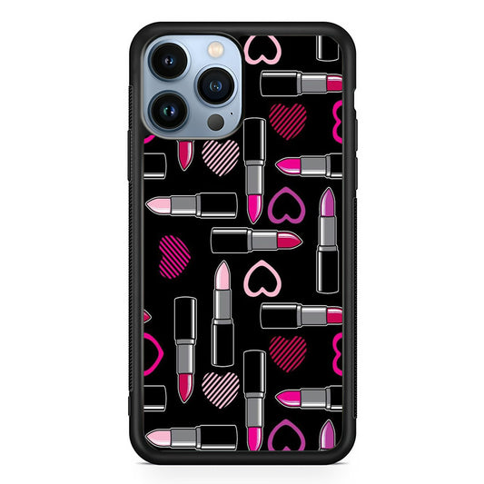 Woman Make Up Lipstick Love iPhone 13 Pro Case