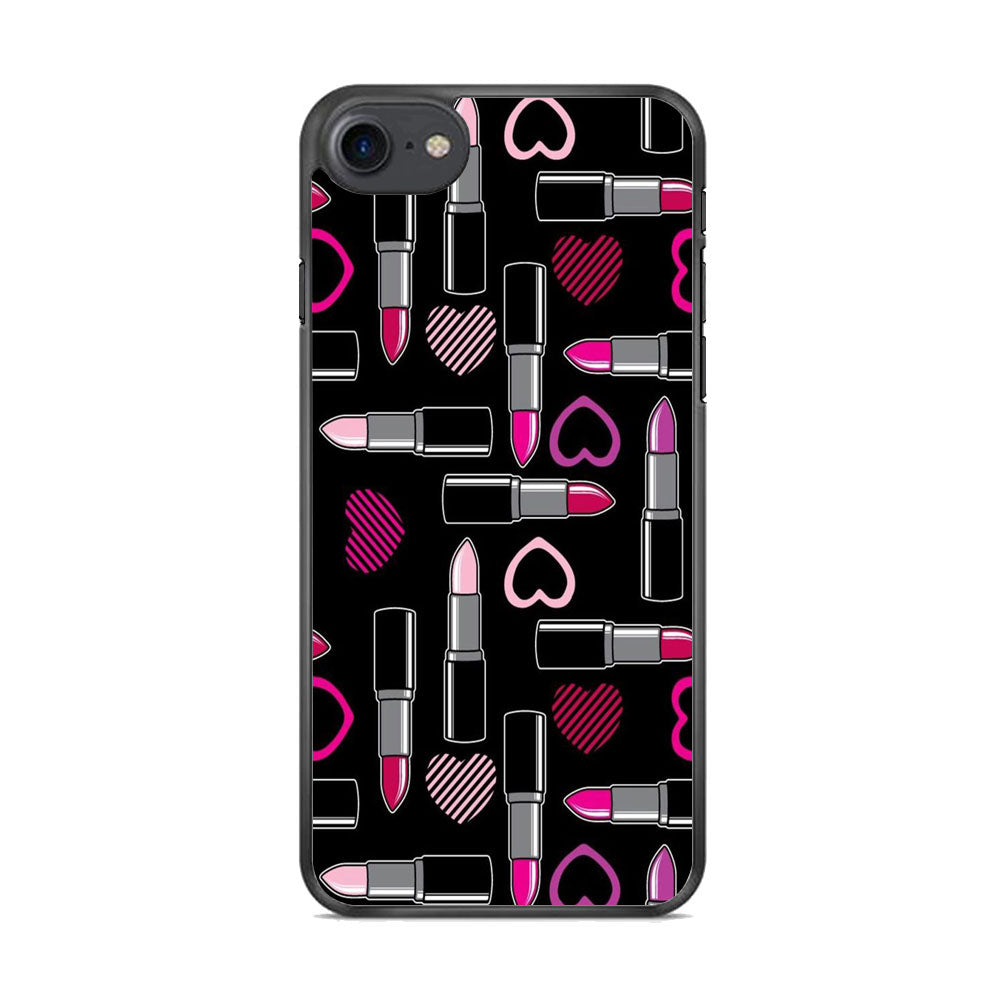 Woman Make Up Lipstick Love iPhone 8 Case