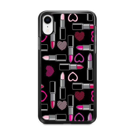 Woman Make Up Lipstick Love iPhone XR Case