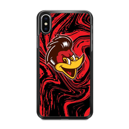 Woody Woodpecker Red Marble iPhone X Case