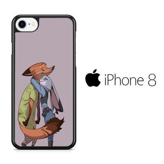 Zootopia Nick Love Hug Pose iPhone 8 Case