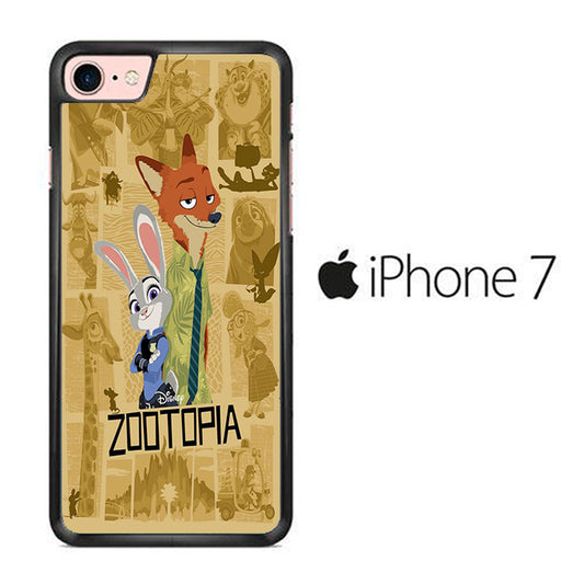 Zootopia Wallpaper Nick iPhone 7 Case